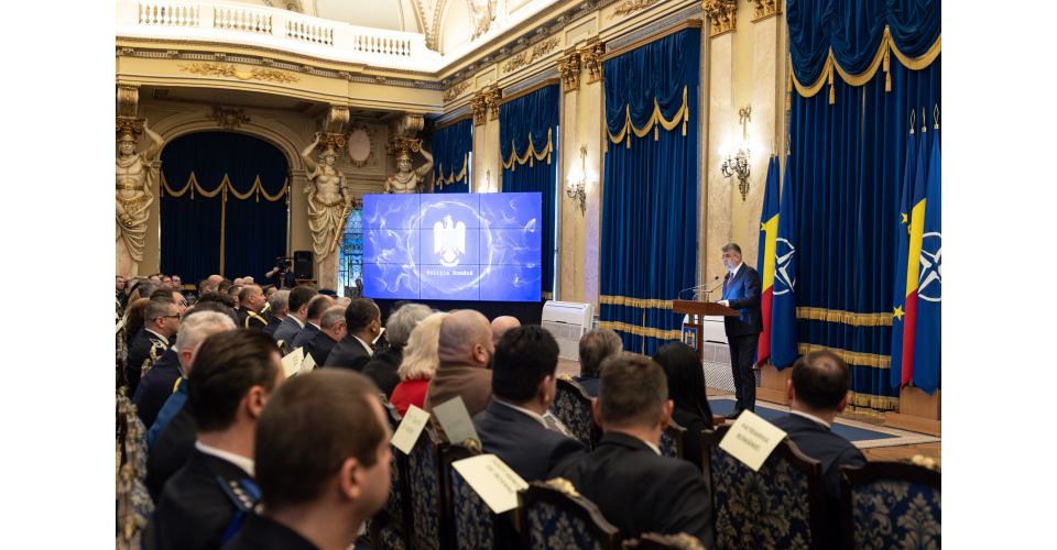 Participarea premierului Marcel Ciolacu la evenimentul dedicat sărbătoririi Zilei Poliției Române