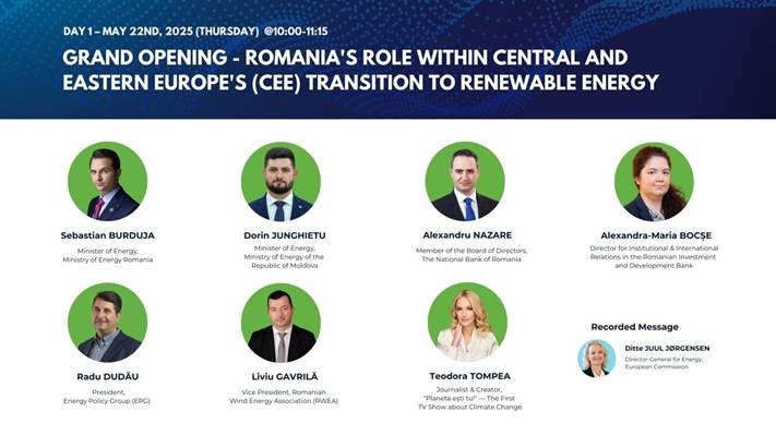 Miniștrii Energiei marchează debutul ENERGY EXPO® 2025 cu o viziune comună